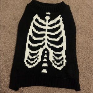Pet Skeleton Sweater Costume